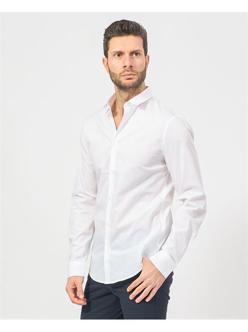 Armani long-sleeved cotton shirt ARMANI EXCHANGE | 8NZC31-ZN28Z1100